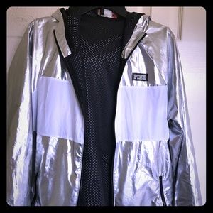 Silver pink jacket